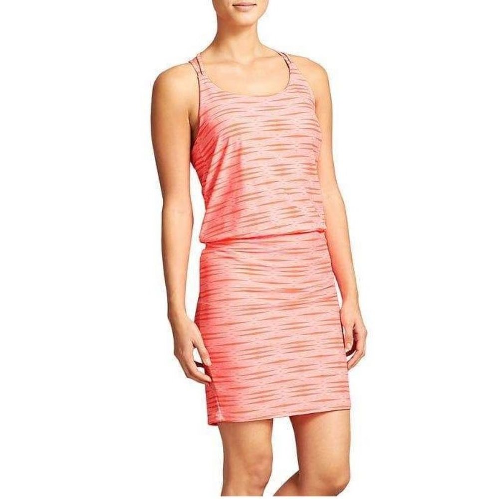 126 ATHLETA Orange Ariel Venice Swim Dress sz XXS - Picture 8 of 8